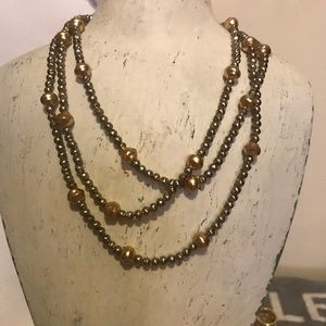 💯% Authentic Givenchy Gold 3 Tier Necklace